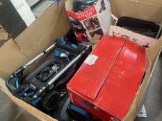 LARGE BOX PALLET TO CONTAIN A QUANTITY OF ASSORTED GOODS FROM A MAJOR DIY SUPPLIER INCLUDING HENRY