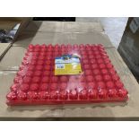 56 X BRAND NEW STRICTLY BRIKS 6 X 6 RED BASEPLATES (LOC: 25.18-AA963 - 1P)
