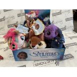 Box to contain 72 x Brand New Spellbound clip-on plushies, 12 cm, Charming plush figure from the