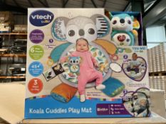 4 x Boxes of 4 x Brand New Vtech Koala Cuddles Play Mat, This adorable Koala play mat encourages