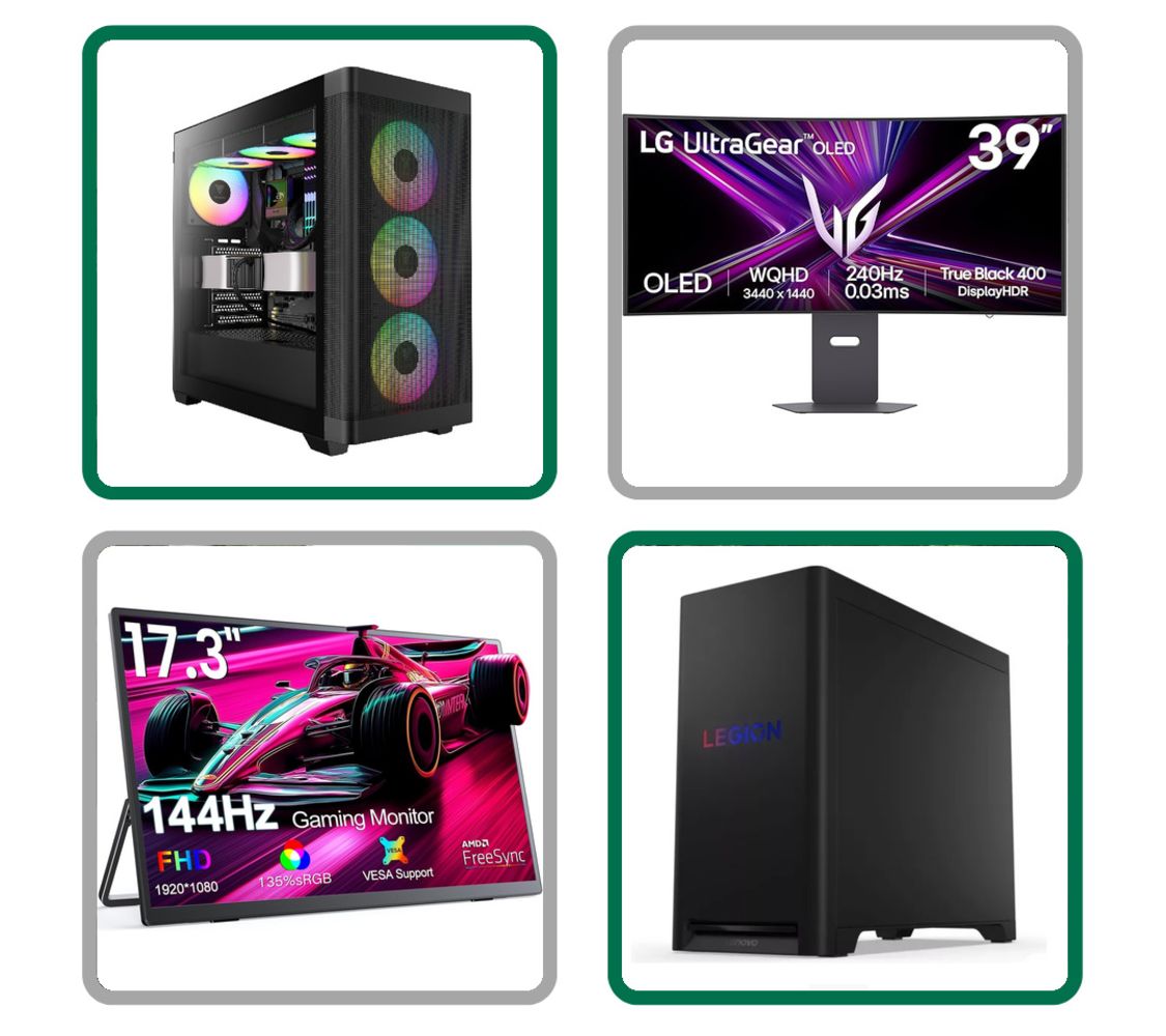 Samsung, LENOVO, KOORUI, BenQ, GIGABYTE, 400Hz Esports Gaming monitor, T5 Gaming PC, 180Hz 1ms Full HD Gaming Monito180Hz Curved Monitors & more