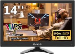 Boxed Computer Touchscreen Monitor 14inch 1920x1080 LED Screen HDMI-USB Interface Kitchen Display