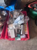 X20 mixed lot to contain door handles, nails and assorted DIY tools (LOC: SR2(4.2)-KK558 - MP)
