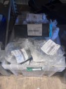 X50 mixed lot to contain Overhead Door Closers, Self Tapping Screws, door handles and more (LOC:
