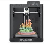 Boxed FLASHFORGE Adventurer 5M 3D Printer RRP £209, 220x220x220mm | 600mm/s High-Speed, Auto Bed