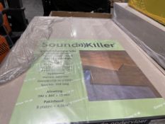 6 X BRAND NEW 8 PACK OF SOUNKILLER BOARDS 590 X 860 X 15MM 4.06M2 PER PACK (LOC: 23.2-AA482 - MP)