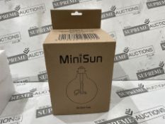 38 X BRAND NEW RETRO WORDED PREMIUM B22 GIN WORDED LIGHT BULBS (LOC: 17.3-AA1455 - 1P)