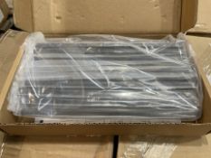 10 X BRAND NEW PACKS OF 10 EURO BAR CABINET HANDLES 10 INCH FLAT BLACK (LOC: 22.8-AA261 - 2P)
