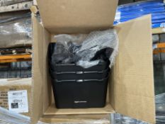 11 X BRAND NEW BLACK PIVOTING UPRIGHT 2 PIECE LOBBY DUST PAN SETS (LOC: 22.19-AA202 - 1P)