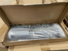 15 X BRAND NEW PACKS OF 10 EURO BAR CABINET HANDLES FLAT BLACK 15 INCH (LOC: 20.6-AA523 - 2P)