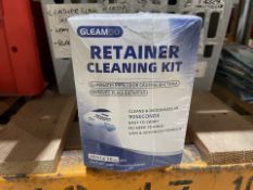 24 X GLEAMCO RETAINER CLEANING KITS (LOC: 30.5-BB674 - 1P)