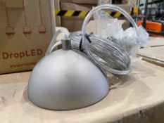 2 X BRAND NEW Innermost Drop Pendant Light SATIN NICKEL RRP £199 EACH. The Innermost Drop pendant