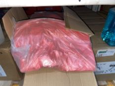 6 X BRAND NEW PACKS OF 200 RED DISPOSABLE APRONS (LOC: 31.4-BB1282 - 1P)