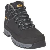 Site Bronzite Size 8 Black Steel Toe Cap Safety Boots (LOC: SR2(5.1)-KK898 - SP)