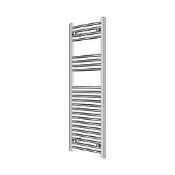 Flomasta 1200mm x 400mm 1044BTU Chrome Flat Towel Radiator (LOC: SR9.2.4-QA997 - 1P)