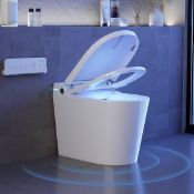 Boxed Fitro H2 Compact Smart Bidet Toilet with Automatic Flushing | UV Sterilization Floor