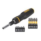 DEWALT DWHT68001-0 Ratchet MaxFit Telescopic Multi-Bit Screwdriver Set 11 Pieces (LOC: SR9(3.19)-