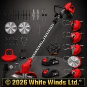 21V Cordless Grass Trimmer Garden Strimmer Edger Cutter (LOC: SR2(5.1)-KK4181 - 1LP)