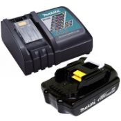 Makita BL1815N 18v LXT 1.5ah Battery + DC18RC Fast 15 Minute Charger (LOC: SR2(5.1)-KK4182 - SP)