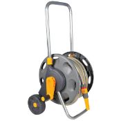 Hozelock Plus Yellow & grey Hose pipe & cart set 25m - with Sprinkler & Spray Gun (LOC: SR2(3.8)-