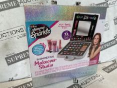 10 X BRAND NEW SHIMMER AND SPARKLE MAKEOVER STUDIO PLAY SETS (LOC: 18.12-AA9403 - 1P)