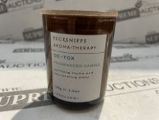 10 X BRAND NEW PECKSNIFFS ENGLAND AROMATHERAPY DE-TOX FRAGRANCED CANDLES 100G. PURIFYING THYME AND