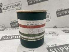 12 X BRAND NEW PECKSNIFFS ENGLAND 198.4G PREMIUM FOREST RETREAT MIDFUL SOOTHING AND PEACEFUL SCENTED