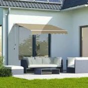 Boxed Outsunny Manual Retractable Awning 2.5 x 2m (LOC: SR6.3.1S-QA1979 - OSL)