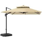Boxed Outsunny 2.7m Parasol with Base & Cover (LOC: SR6.3.5-QA1893 - OSL)
