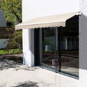 Boxed Outsunny Manual Retractable Awning 3 x 2.5m (LOC: SR6.3E-QA1936 - OSL)