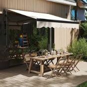 Boxed Outsunny 2.5 x 2m Electric Retractable Awning w/ Aluminium Frame Beige (LOC: SR6.3.5-