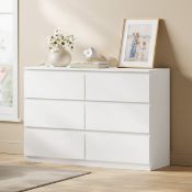 Boxed 100cm W 6 - Drawer Chest of Drawers (LOC: SR6(3.4)-KK4716 - MP)
