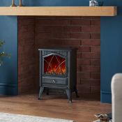 Boxed 38cm W Electric Stove Black (LOC: SR6(3.2)-KK4705 - 1LP)
