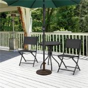 Boxed 10.1kg Free Standing Umbrella Base Bronze (LOC: SR6(4.4)-KK4741 - 1LP)
