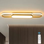 Boxed Muscato 1-Light 70cm LED Flush Mount Gold (LOC: SR6(3.2)-KK4702 - 1LP)