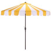 Boxed 256.01cm Market Parasol Yellow Stripe (LOC: SR6(3.2)-KK4704 - 1LP)