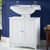 Boxed Holbrook Under Sink Bathroom Storage Cabinet (LOC: SR5(4.8)-KK3297 - 1LP)