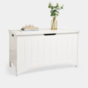 Boxed Holbrook White Storage Chest (LOC: SR5(4.1)-KK4892 - MP)
