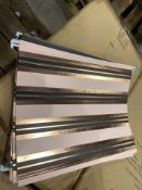 84 X BRAND NEW PAPER JUNKIE HANGING FILE FOLDERS 12 PIECE SETS GOLD STRIPE (LOC: 22.11-AA980 - 1P)