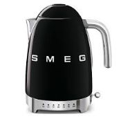 Smeg KLF04BLUK Jug Kettle, LED Display, 7 Temperature Settings. RRP £229.99. (LOC: RS1.10-QA2212 -