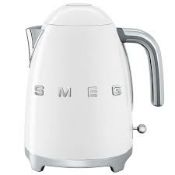 Smeg KLF03WHUK Retro Style Kettle in White - 1.7 Litre. RRP £199.99. (LOC: RS1.10-QA2210 - SP)