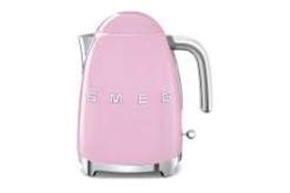 Smeg 50's Style 1.7L Electric Kettle | KLF03PKUK. RRP £199.99. (LOC: RS2.11-QA2138 - SP)