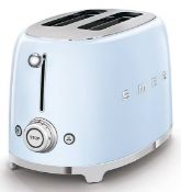 Smeg 50's Style Toaster TSF01 RRP £169.00. (LOC: RS1.10-QA2213 - SP)
