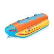 Boxed Costway Inflatable Banana Boat Tube with Cover (LOC: SR7(1.1)-KK4587 - MP)