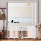 Boxed 4-Panel 89 cm Pet Barrier with 6 Flexible Hinges (LOC: SR7.2.3-QA2309 - 1P)
