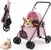 Boxed Costway Pet Stroller for Small Medium Dogs (LOC: SR7.2.5-QA2333 - 1P)