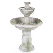 Boxed 89 CM Large Waterfall Fountain Outside for Patio Lawn Yard Decoration (LOC: SR7(1.3)-