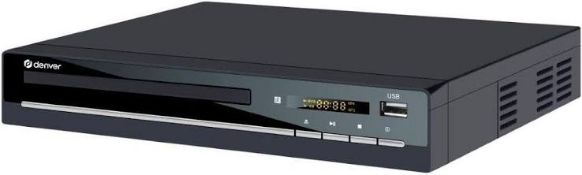 2 x Denver DVH-7787 Compact Multi Region DVD Player (LOC: B3Cage.2-TP2805 - SP)
