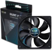 Gelid Silent 12 PWM Black, 120mm Quiet Computer Case Fan, PWM, 4-pin (LOC: B3Cage.2-TP711 - SP)