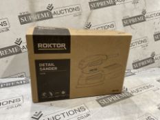5 X ROKTOR 160W Electric Detail Sander 230V, Get into those tight corners and intricate areas with